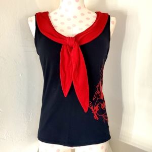Pin up sailor tattoo Tank